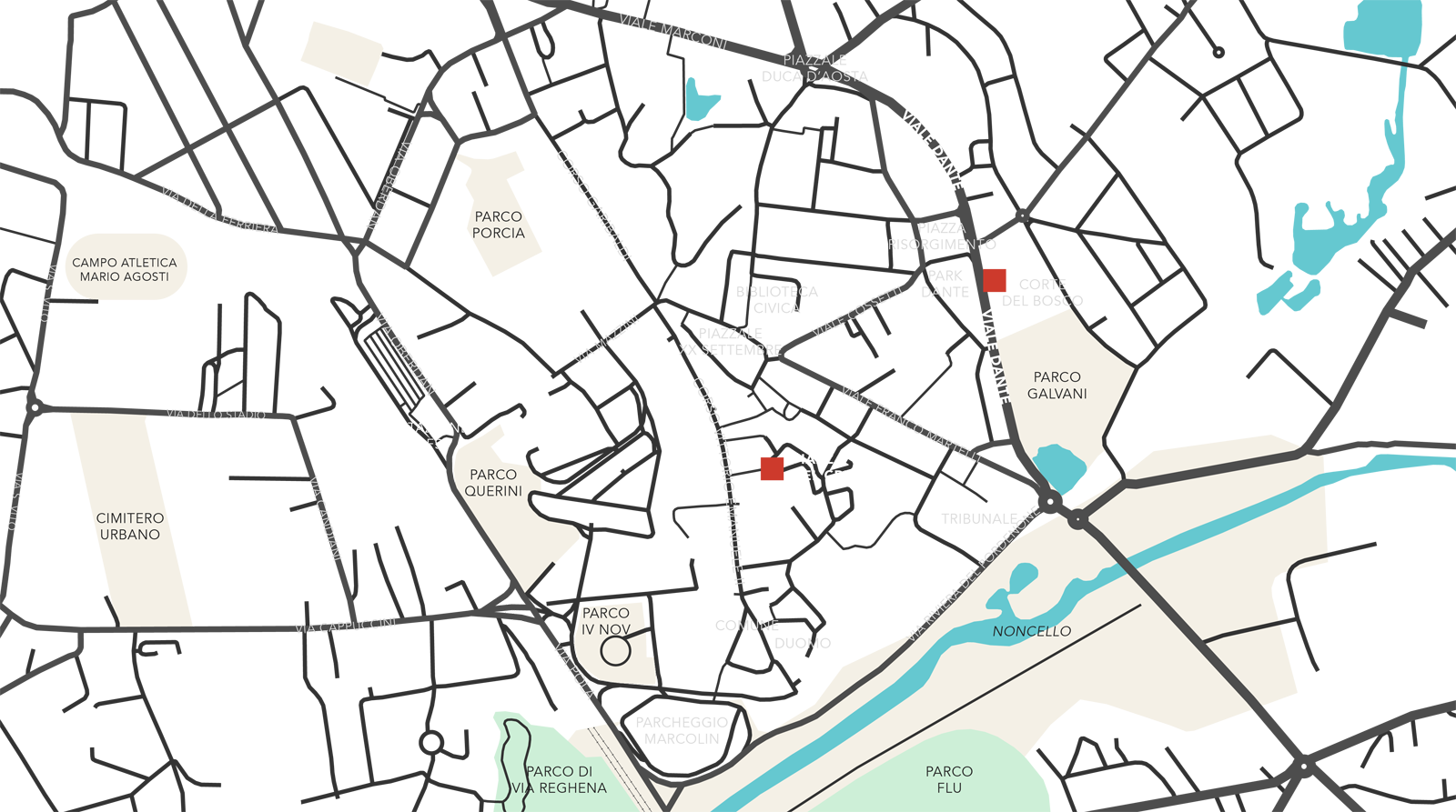 Mappa di Pordenone